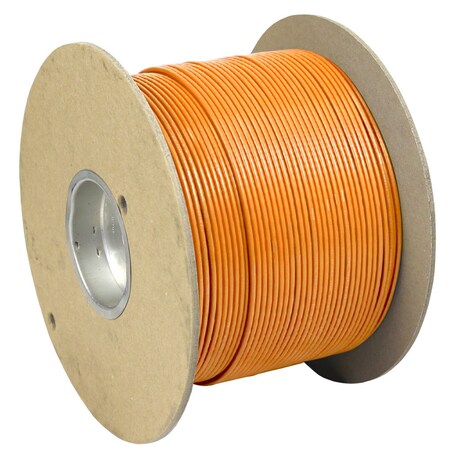 Pacer Group Primary Wire, Marine, 14 AWG, 1C C, Orange, PVC, Stranded, 600V, 1000 ft. WUL14OR-1000